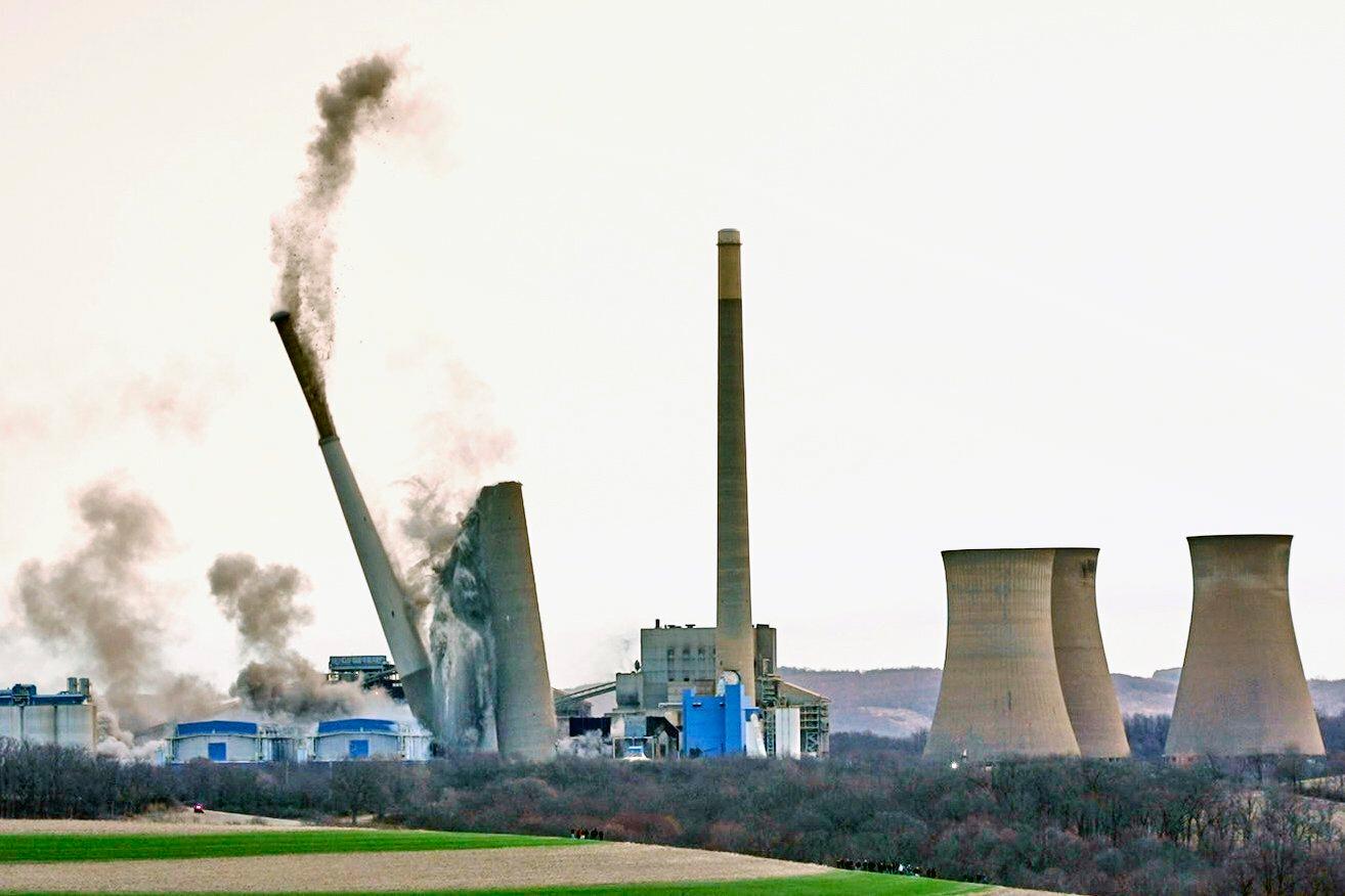 A coal-fired power plant
