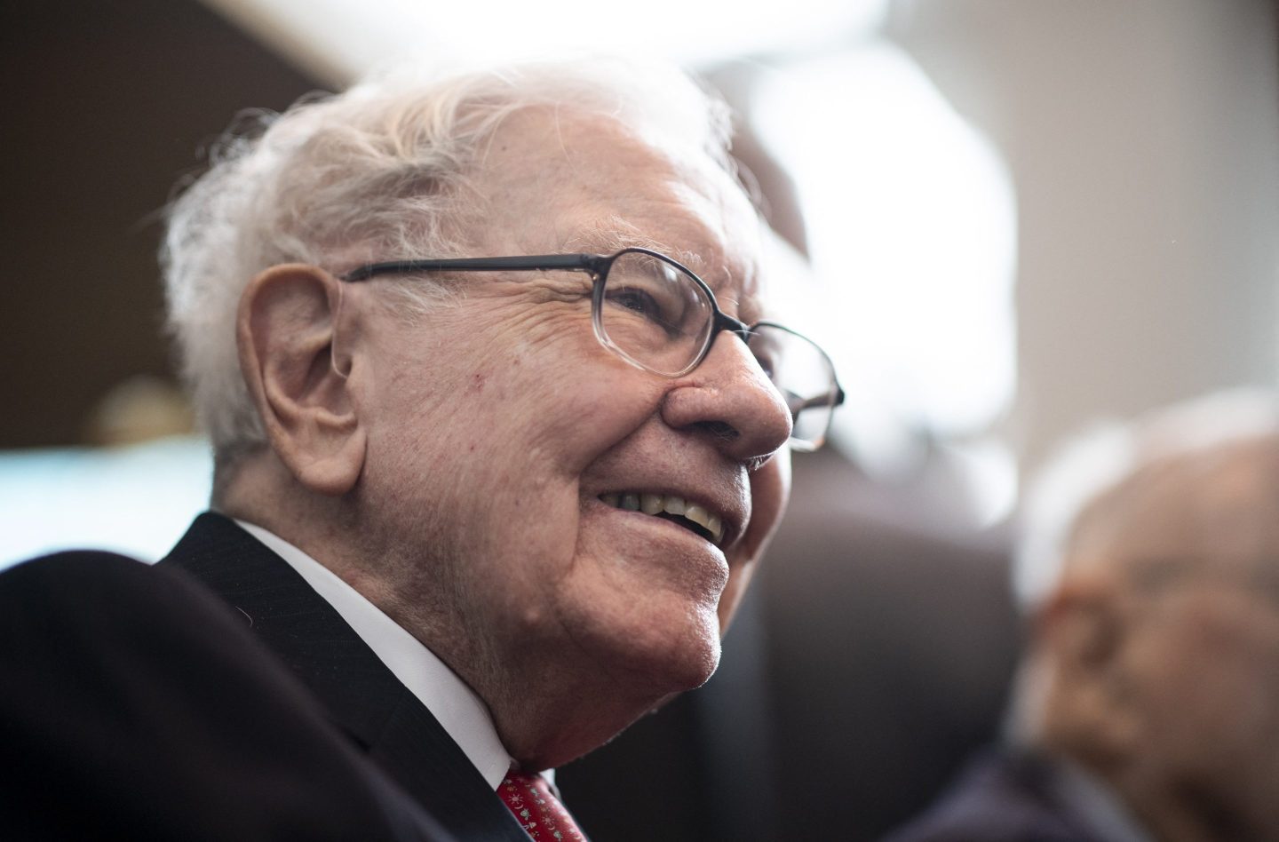 Warren Buffett at the 2019 Berkshire shareholders meeting in Omaha, Nebraska.