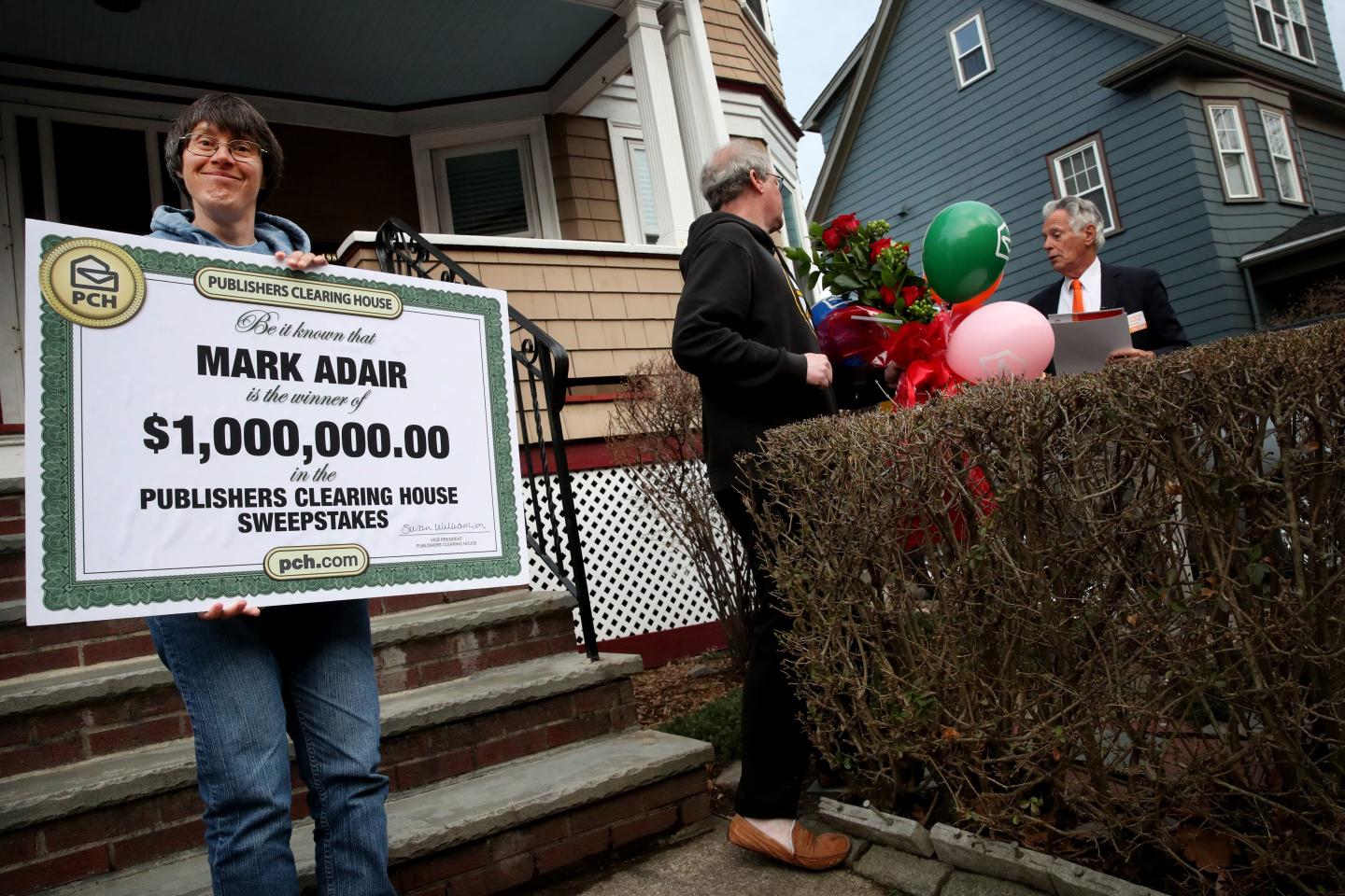 Publishers Clearing House Prize Patrol Delivers Prize