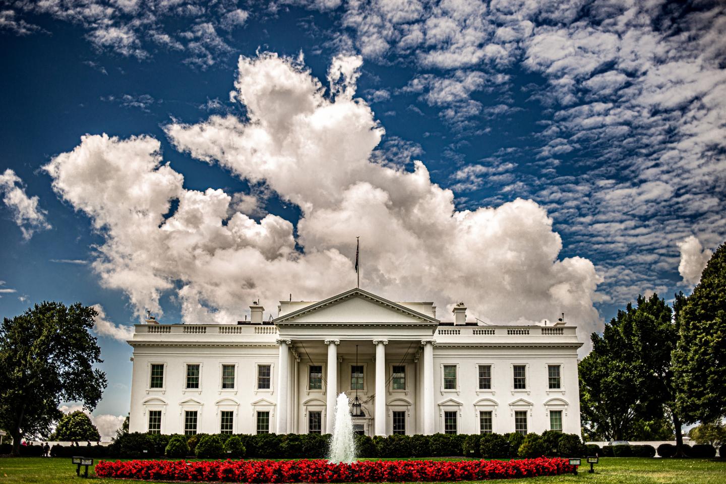 Clouds over the White House. Credit: J. Altdorfer Photography/Getty Images