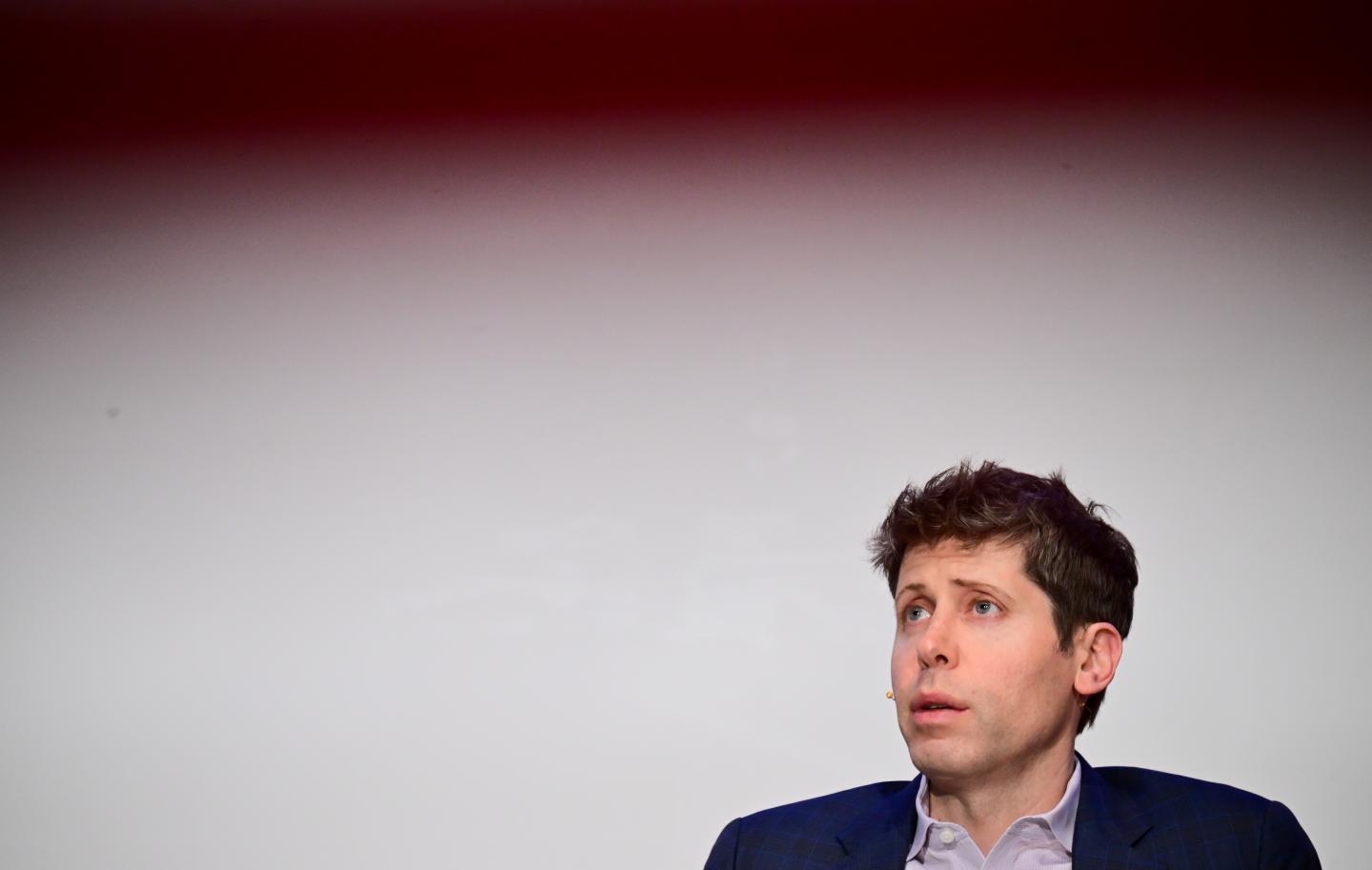 Sam Altman, co-founder and CEO of OpenAI, speaks at TU Berlin. (Photo: Sebastian Gollnow/picture alliance/Getty Images)