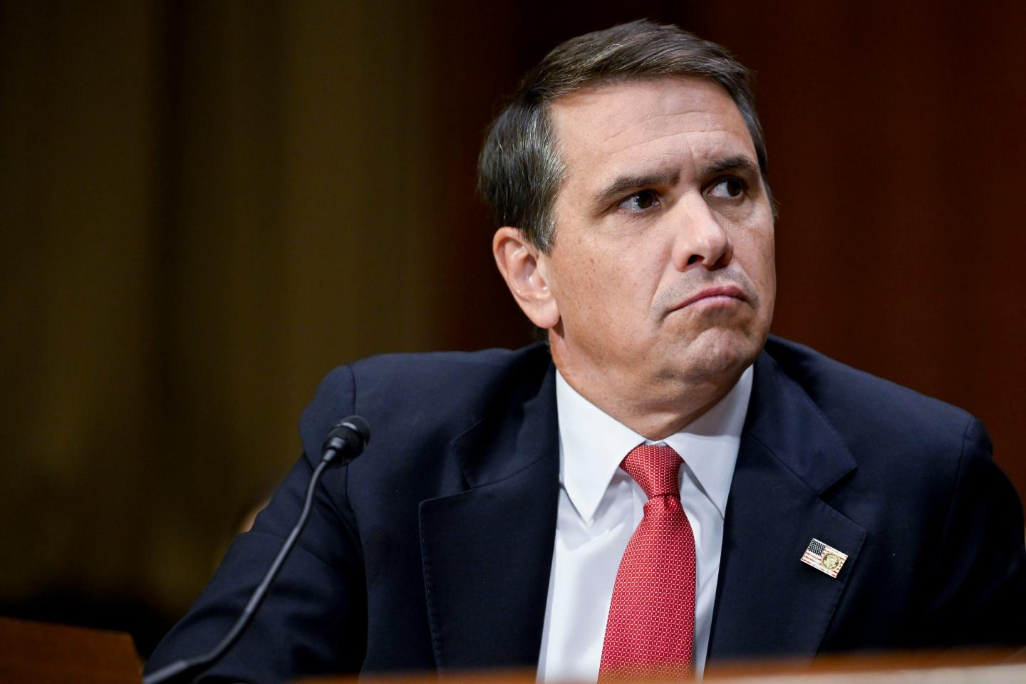 Todd Blanche, the U.S. deputy attorney general, during his February confirmation hearing.