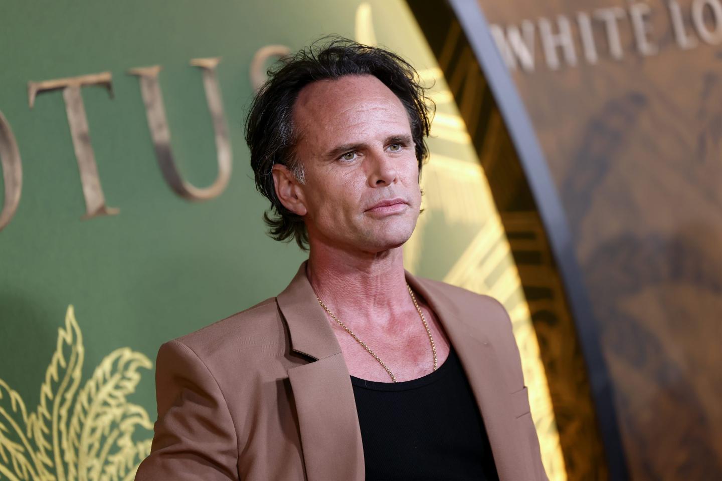 Walton Goggins at White Lotus premiere.