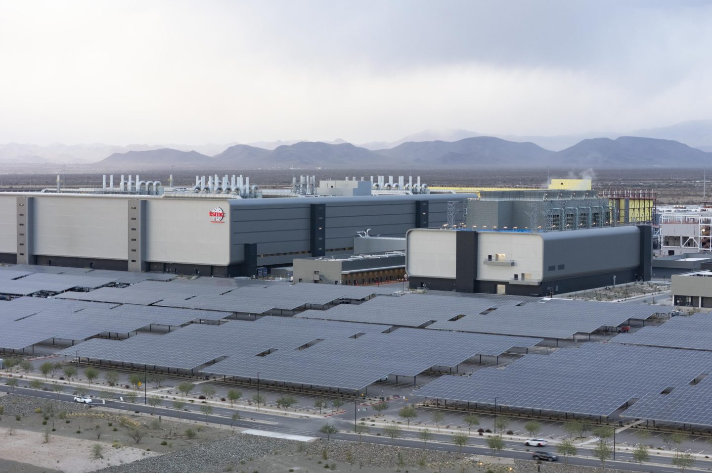 The TSMC plant in Arizona, where colleges are scrambling to spin up advanced manufacturing programs fast enough to meet demand.