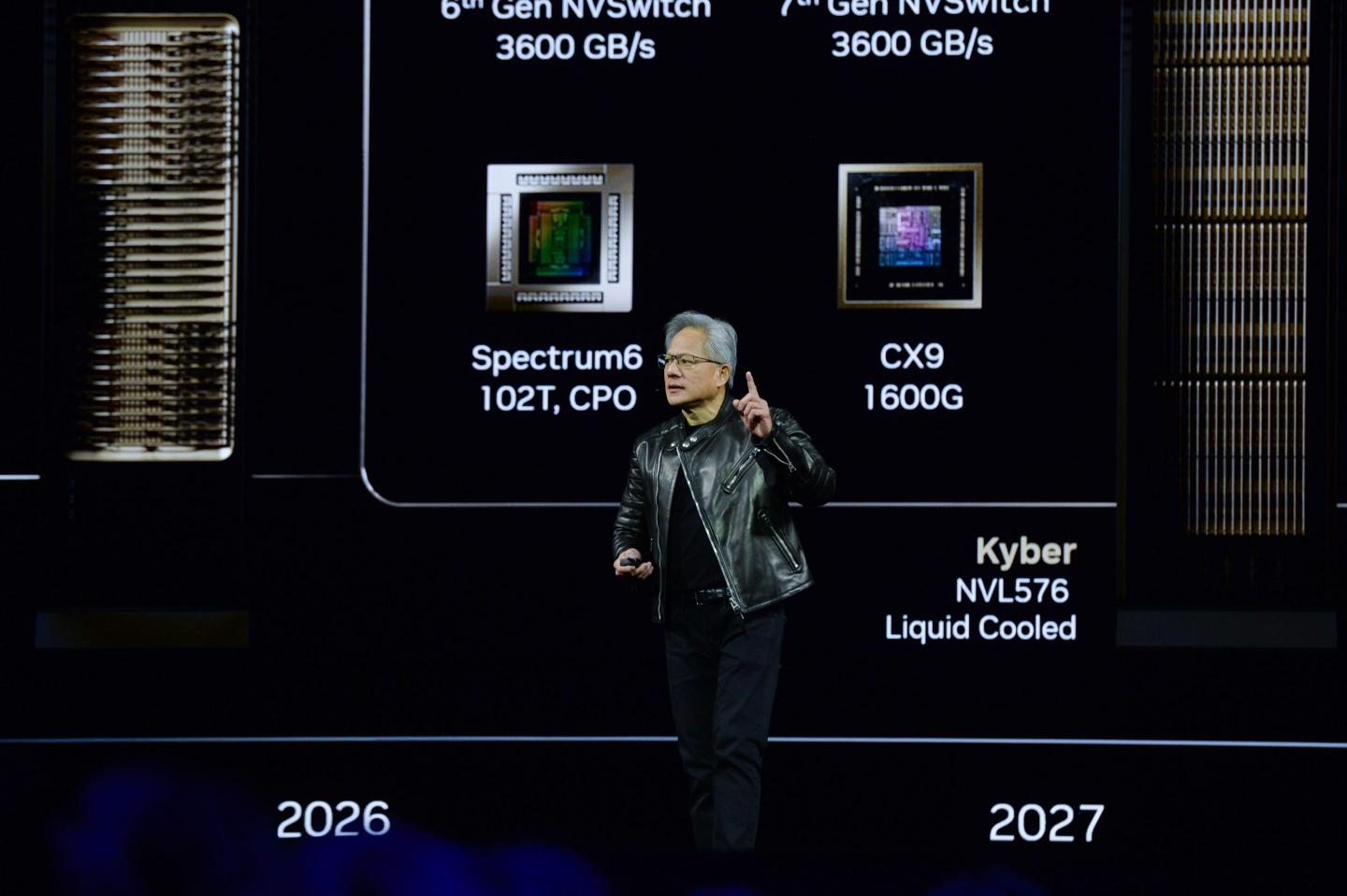 Jensen Huang speaking at conference