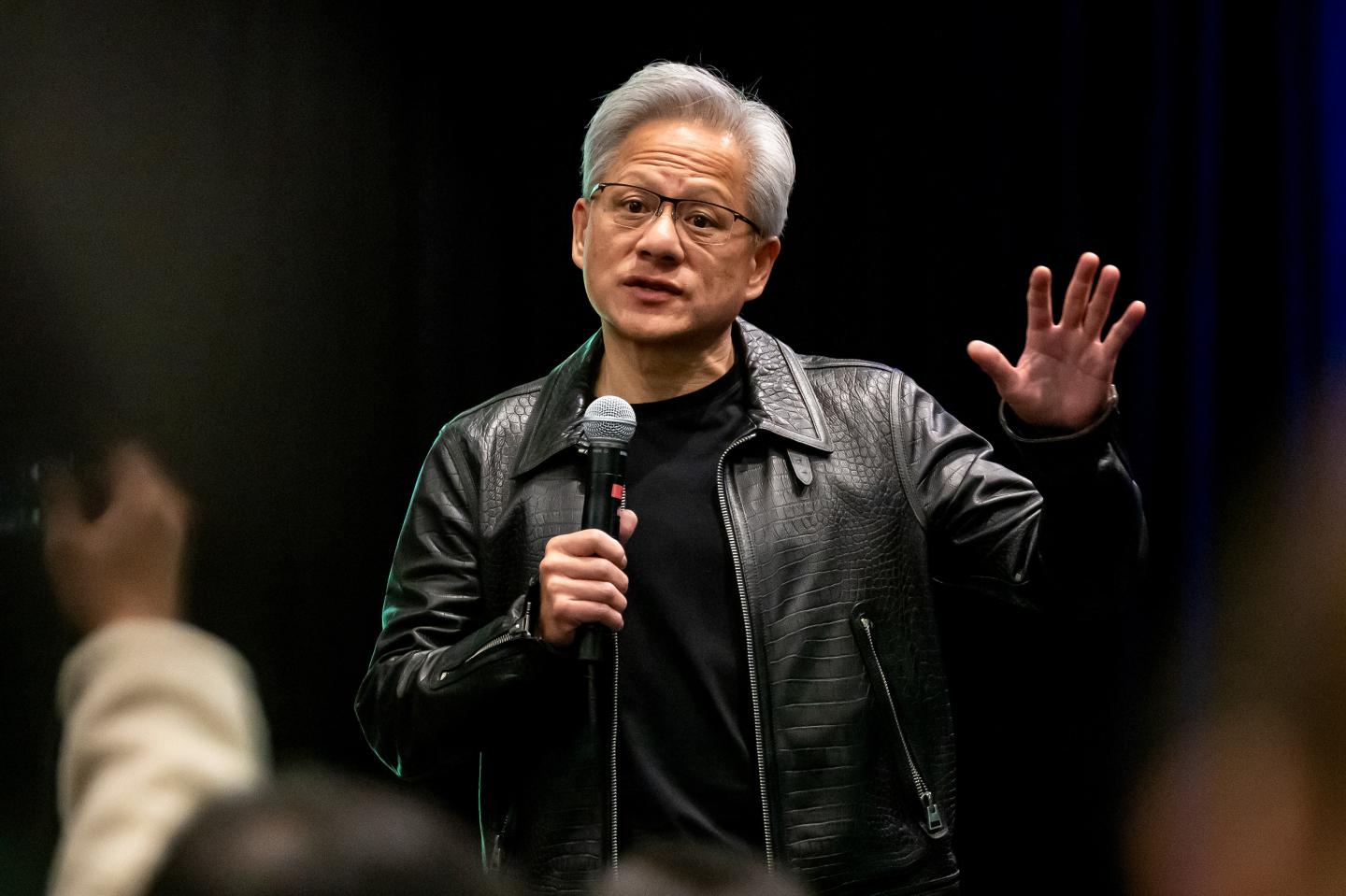 Nvidia CEO visits Beijing after U.S. bars chip sales to China