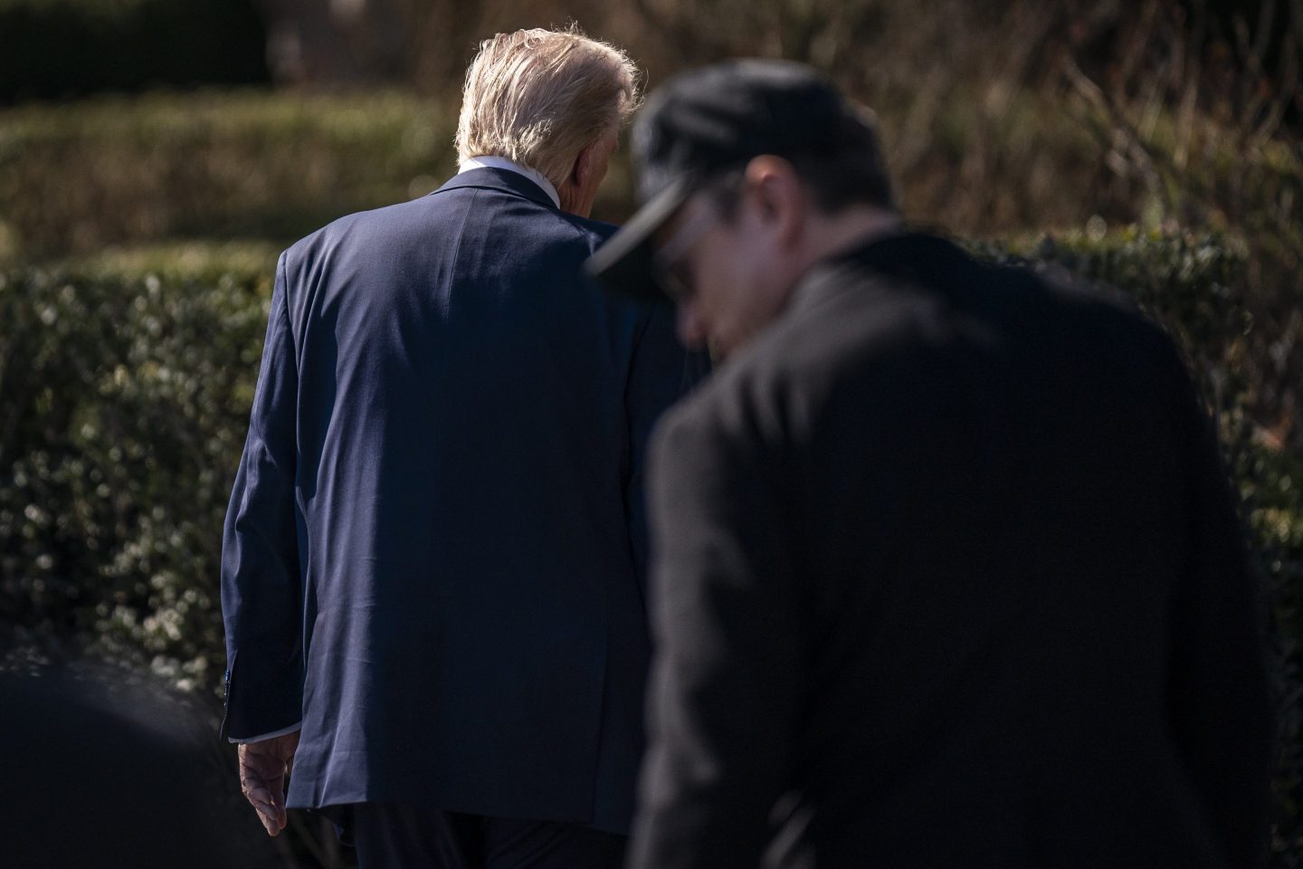 President Donald Trump and Tesla CEO Elon Musk