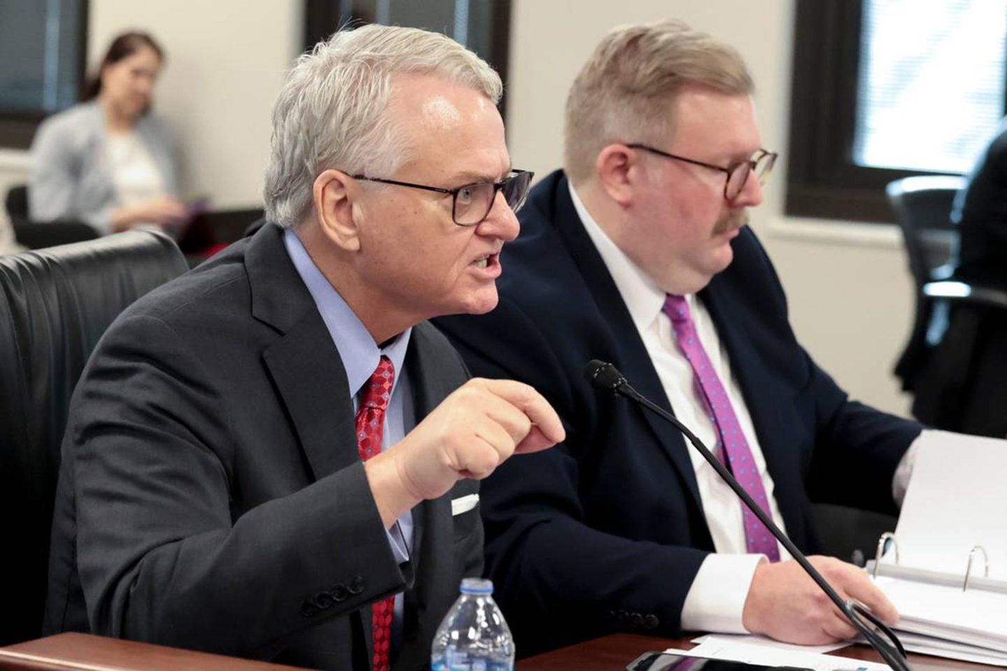 South Carolina Treasurer Curtis Loftis answers questions during a hearing