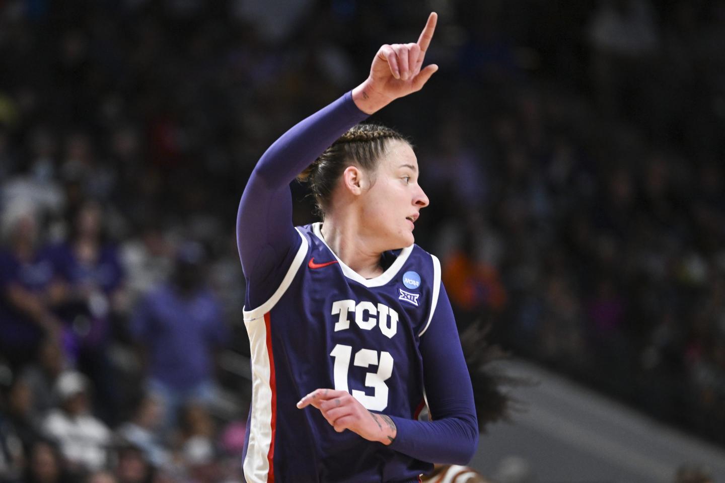 Sedona Prince on the basketball court