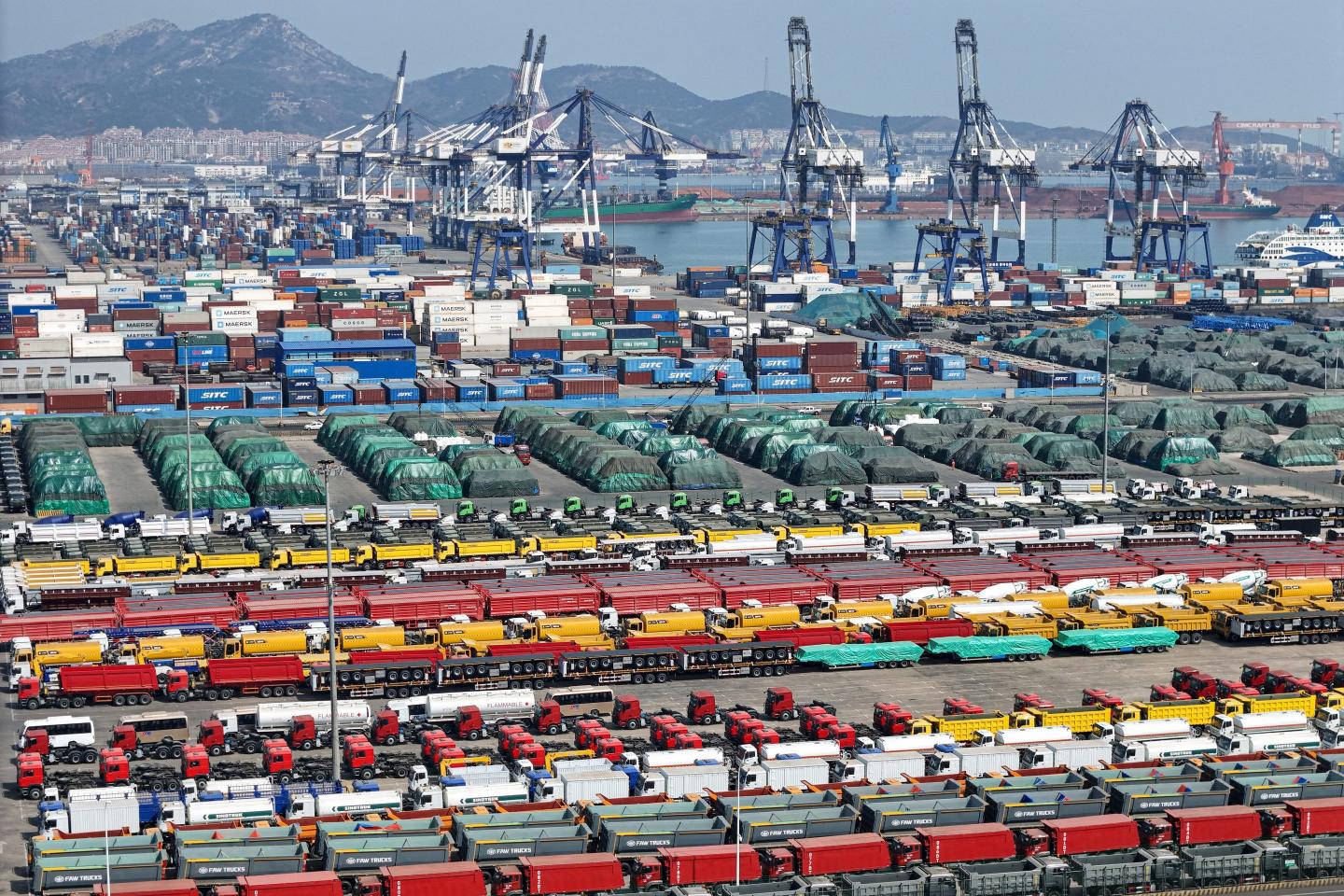 China’s exports jumped 12.4% in March as companies rushed to get stuff into the U.S. ahead of Trump’s tariffs
