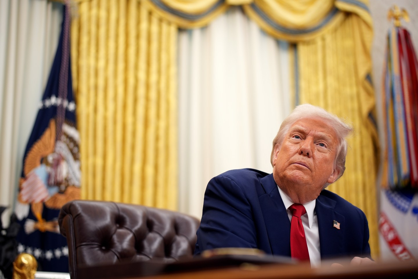 The U.S. stock market is down almost 10% since President Donald Trump’s inauguration.