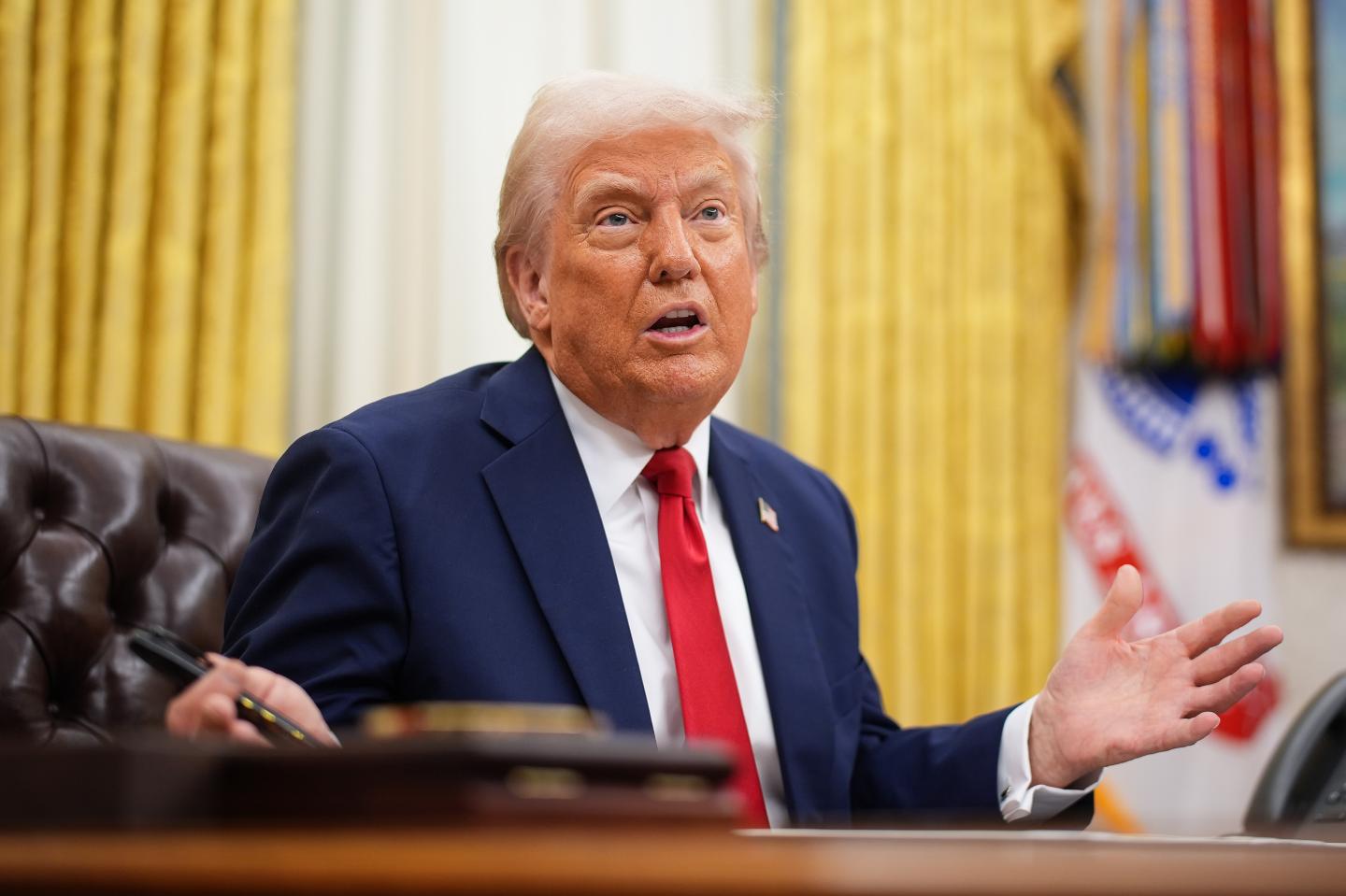 President Donald Trump on Friday urged Congress to “push hard for more Daylight at the end of a day” in his latest dig at the semiannual changing of clocks.