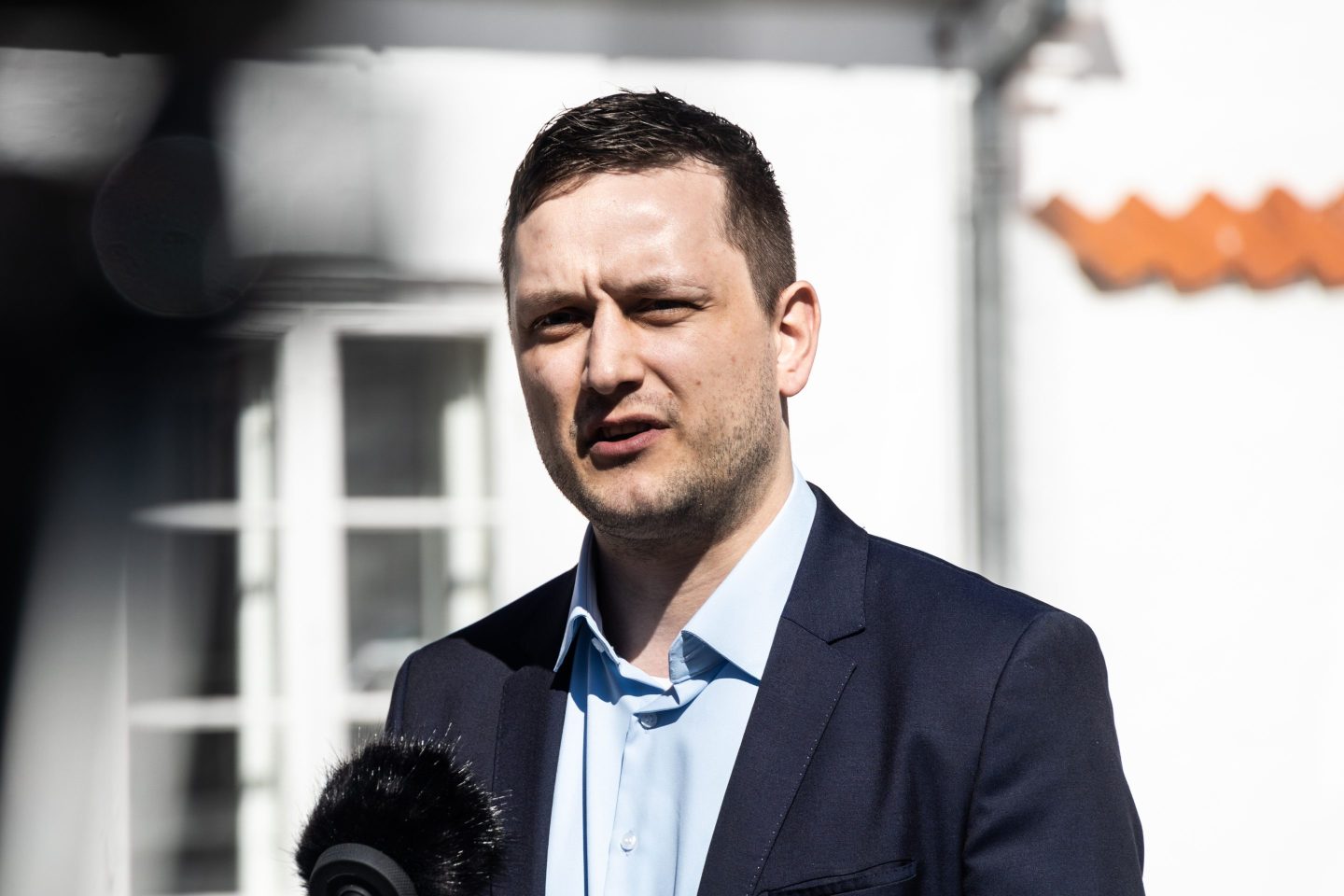 Prime Minister of Greenland Jens-Frederik Nielsen on April 27, 2025.