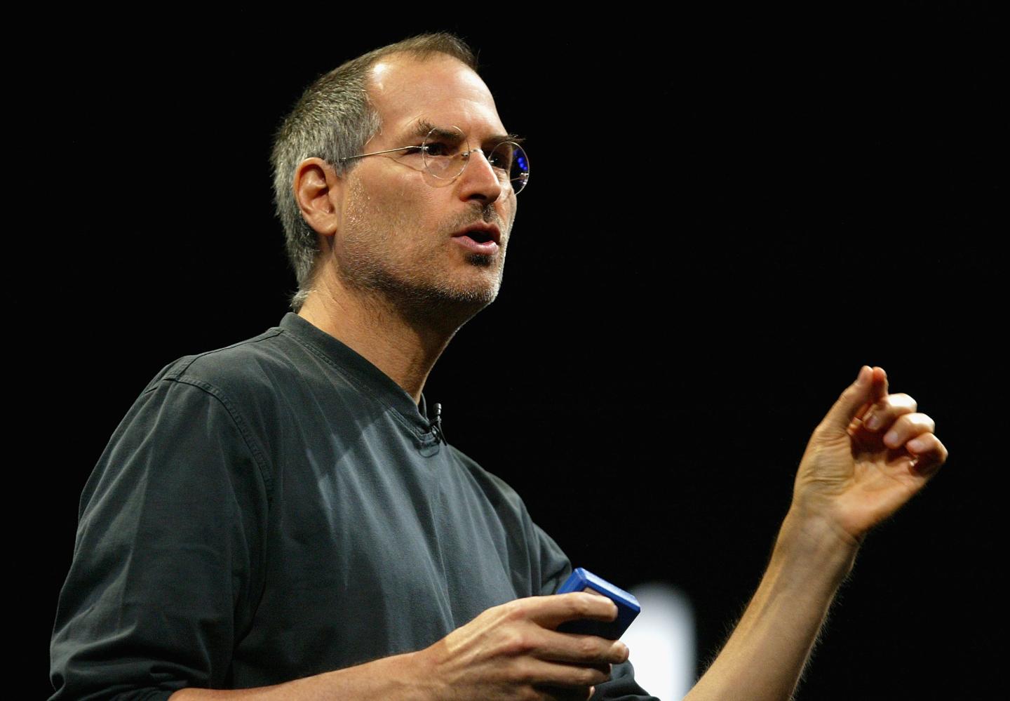 Steve Jobs presenting