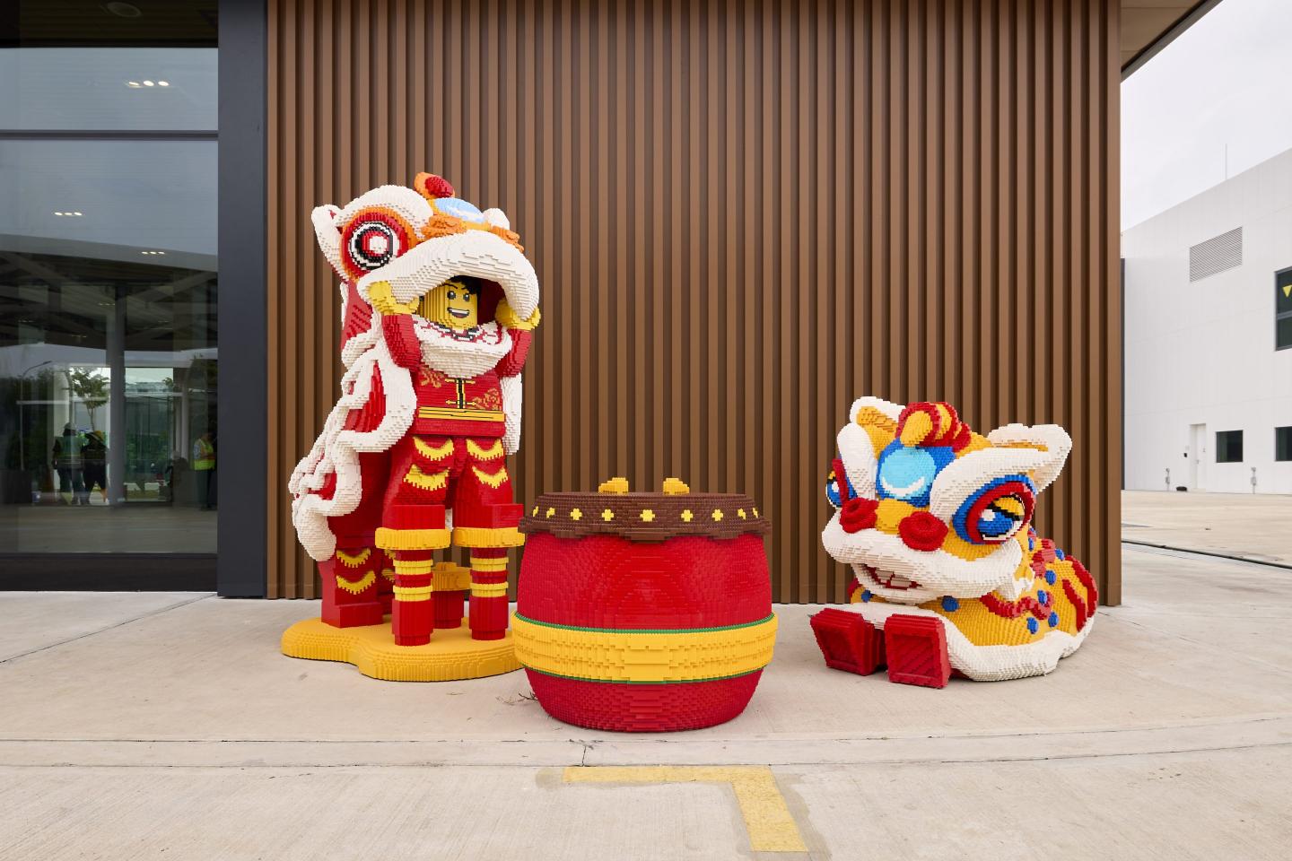 Lego's new Vietnam factory opened Wednesday.