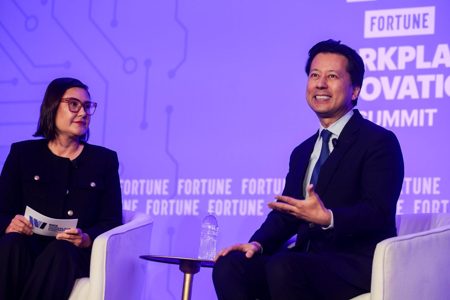 Kenji Yoshino, Chief Justice Earl Warren Professor of Constitutional Law, New York University and Azure Gilman, Deputy Editor, Leadership, Fortune; Cochair, Fortune Workplace Innovation Summit