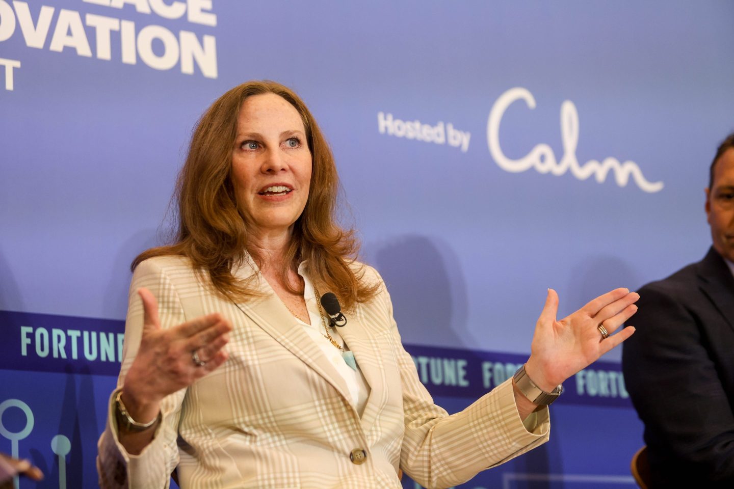 Angela Beatty of Accenture at Fortune's Workplace Innovation Summit last week.