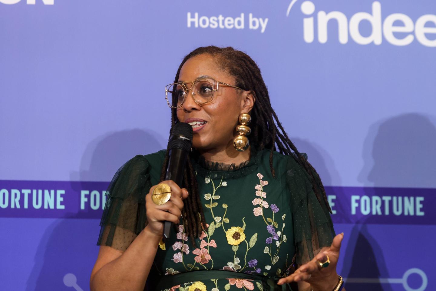 Indeed's LaFawn Davis at Fortune’s Workplace Innovation Summit last week.