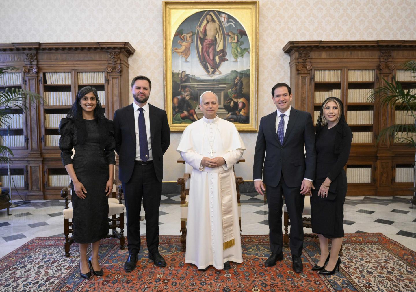 Pope Leo XIV meets JD Vance and Marco Rubio as U.S. pushes ceasefire in Russia’s war in Ukraine