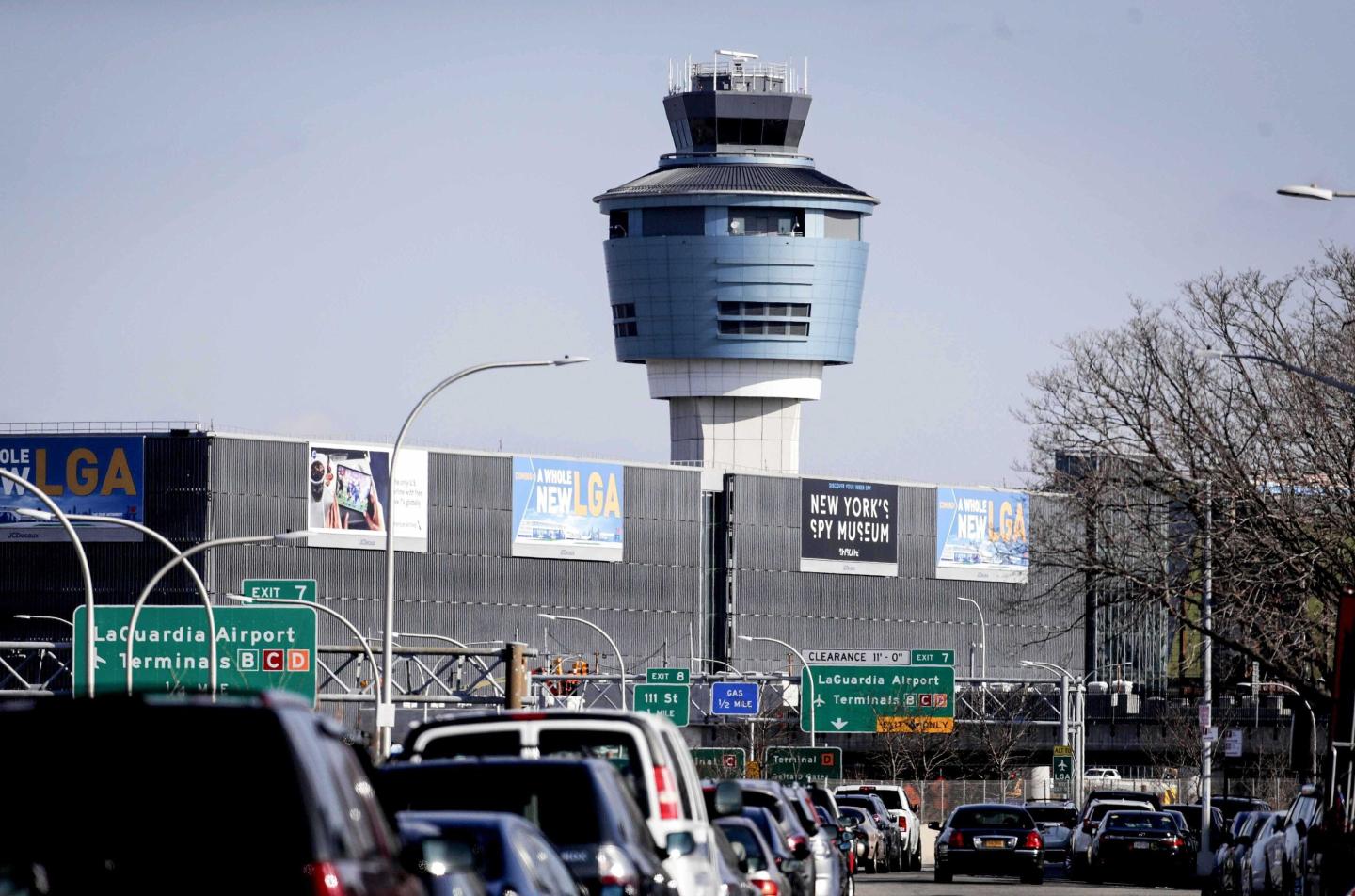 Speeding jet slams on brakes and has to abort takeoff to avoid runway collision at New York’s LaGuardia Airport