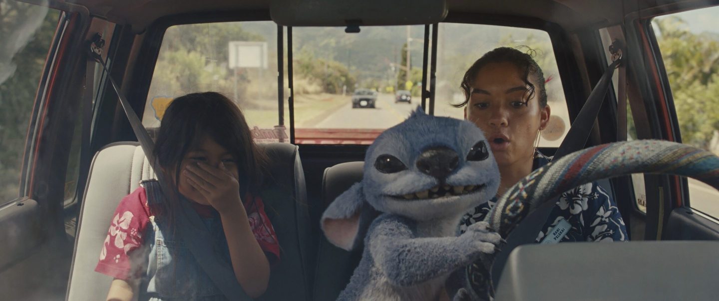 Maia Kealoha, left, and Sydney Agudong in a still from the film "Lilo & Stitch."