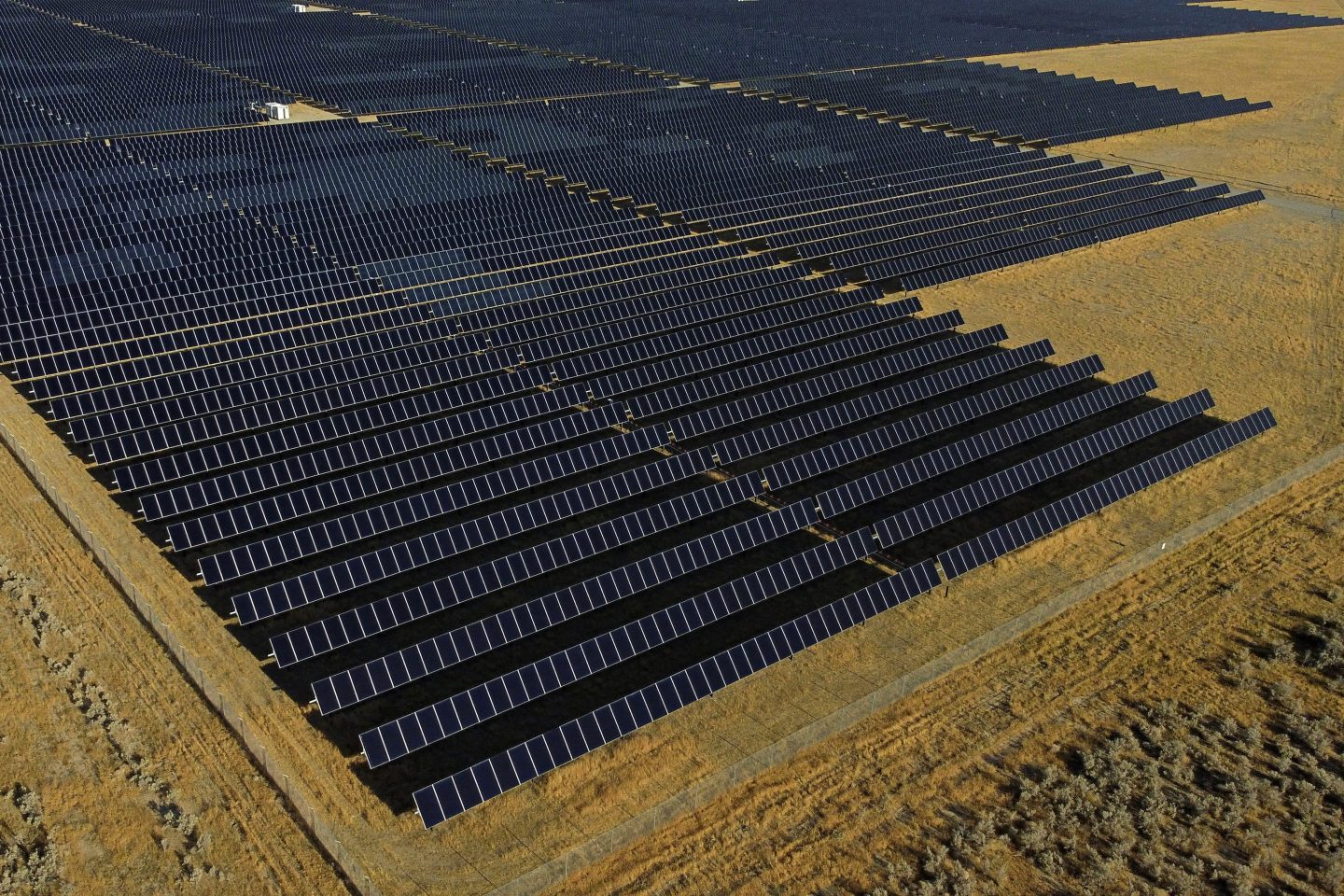 A solar farm in Mona, Utah, on Aug. 9, 2022.