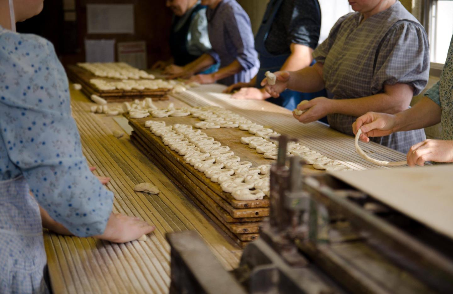 Uncle Jerry's pretzels are handmade in rural Pennsylvania.