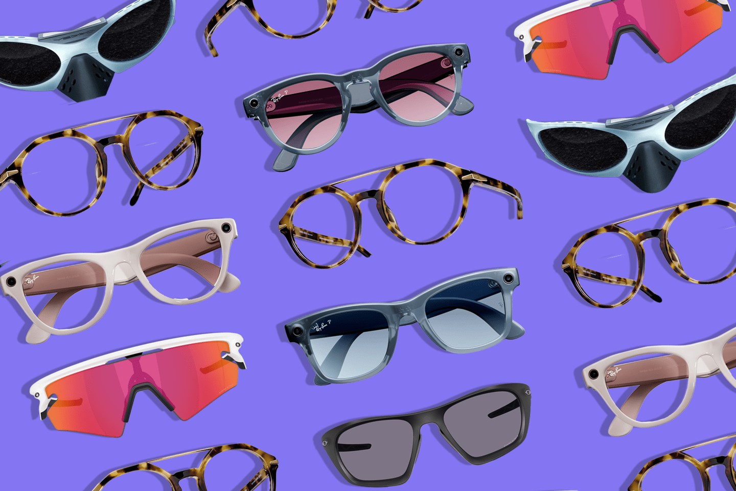 Ray Ban, Oakley and Armani glasses