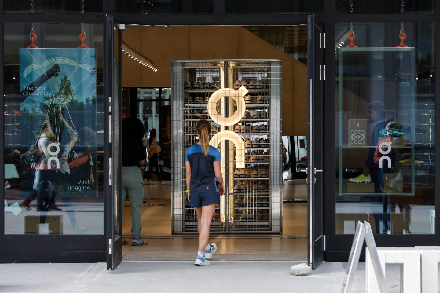 The On Labs flagship store in Zurich, Switzerland.