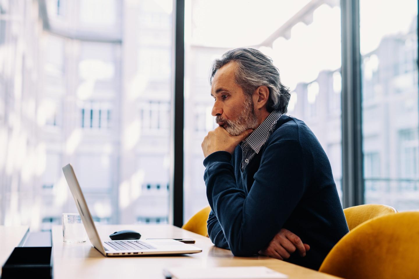 Man at computer