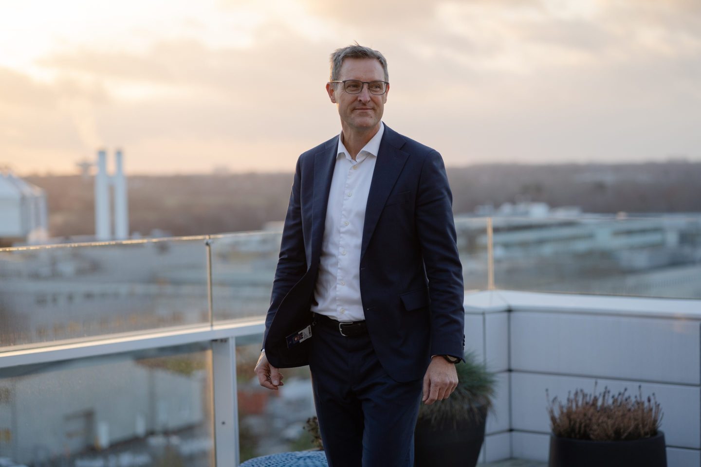Karsten Munk Knudsen, chief financial officer of Novo Nordisk A/S, at the company's headquarters in Bagsvaerd, Denmark, on Tuesday, Nov. 26, 2024.