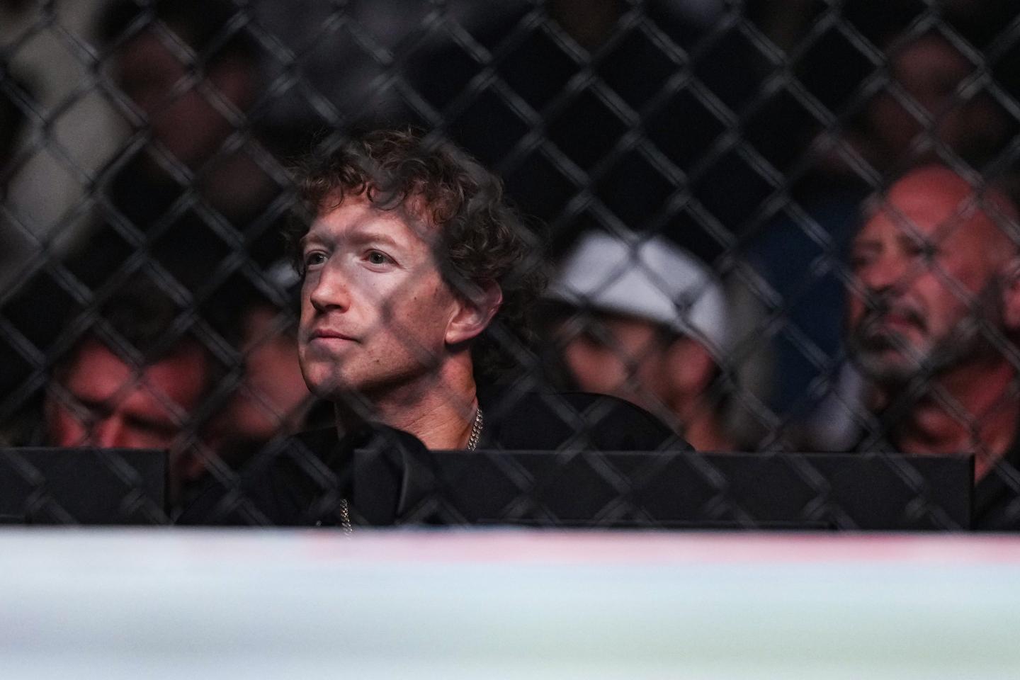 Meta CEO Mark Zuckerberg at a sporting event on March 08, 2025 in Las Vegas, Nevada. (Photo: Cooper Neill/Zuffa LLC/Getty Images)