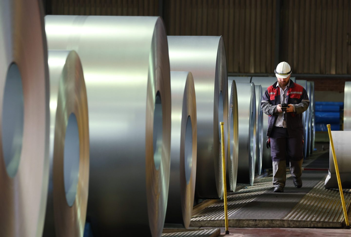 The European steel sector is under pressure from tariffs and rising competition in Asia.