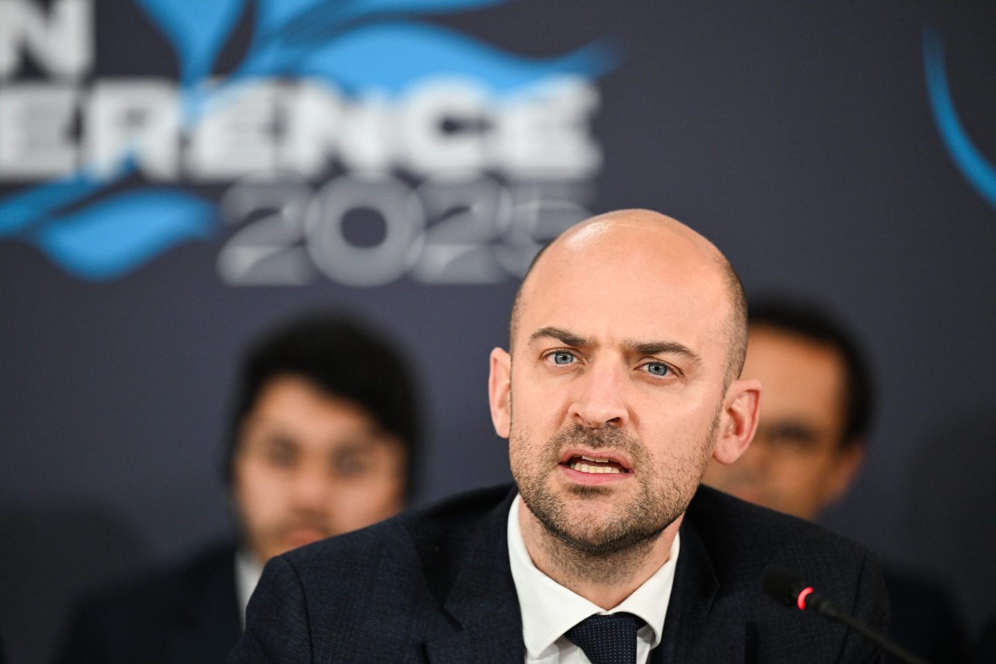 Jean-Noel Barrot took aim at Russia's president during the interview, saying: "It is now crystal clear that the only obstacle to peace today in Ukraine is Vladimir Putin."