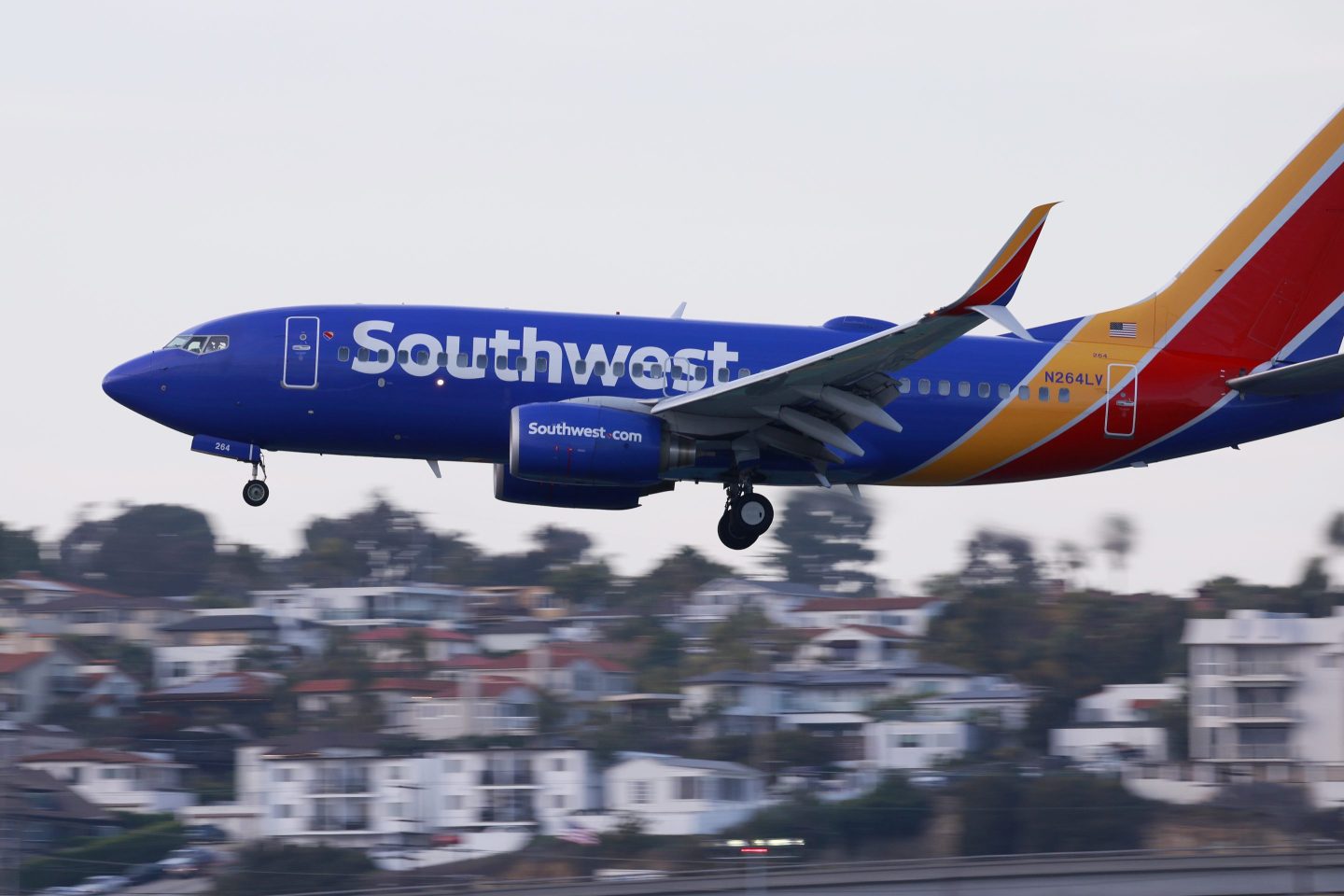 Southwest flight landing