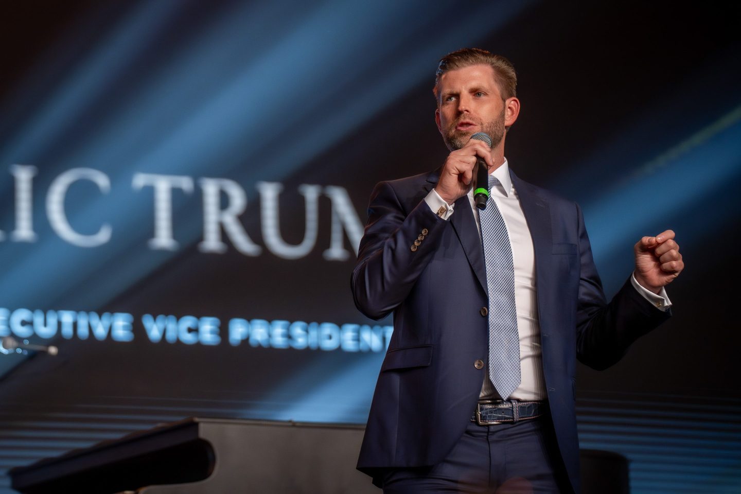 Eric Trump is the son of President Donald Trump and executive vice president of the Trump Organization.