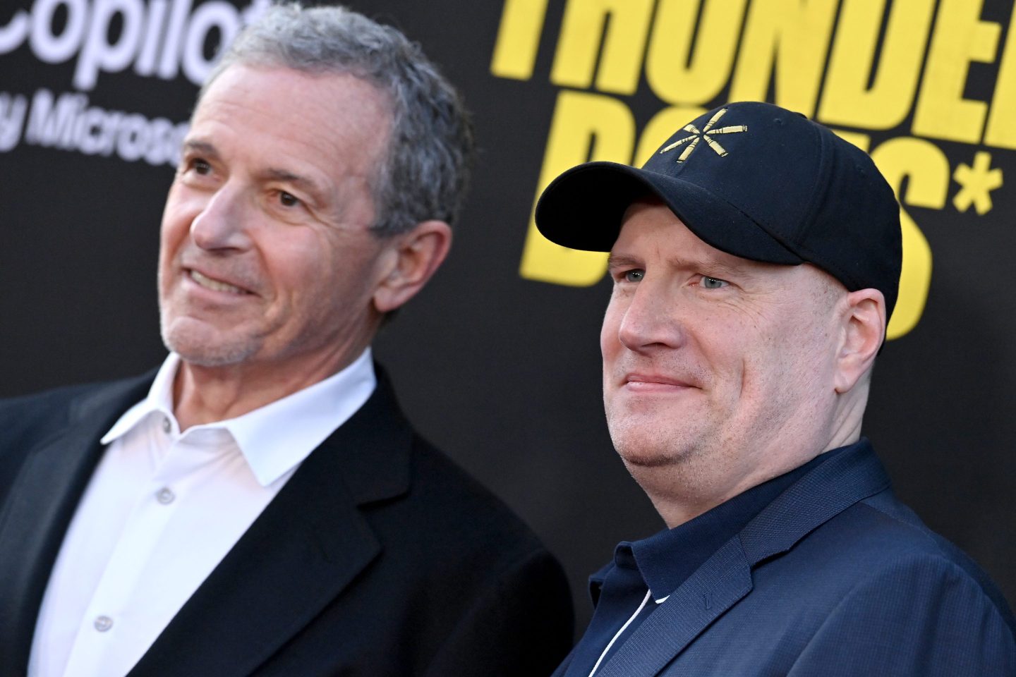 Bob Iger and Kevin Feige attend the Los Angeles Premiere of Marvel Studios' "Thunderbolts"