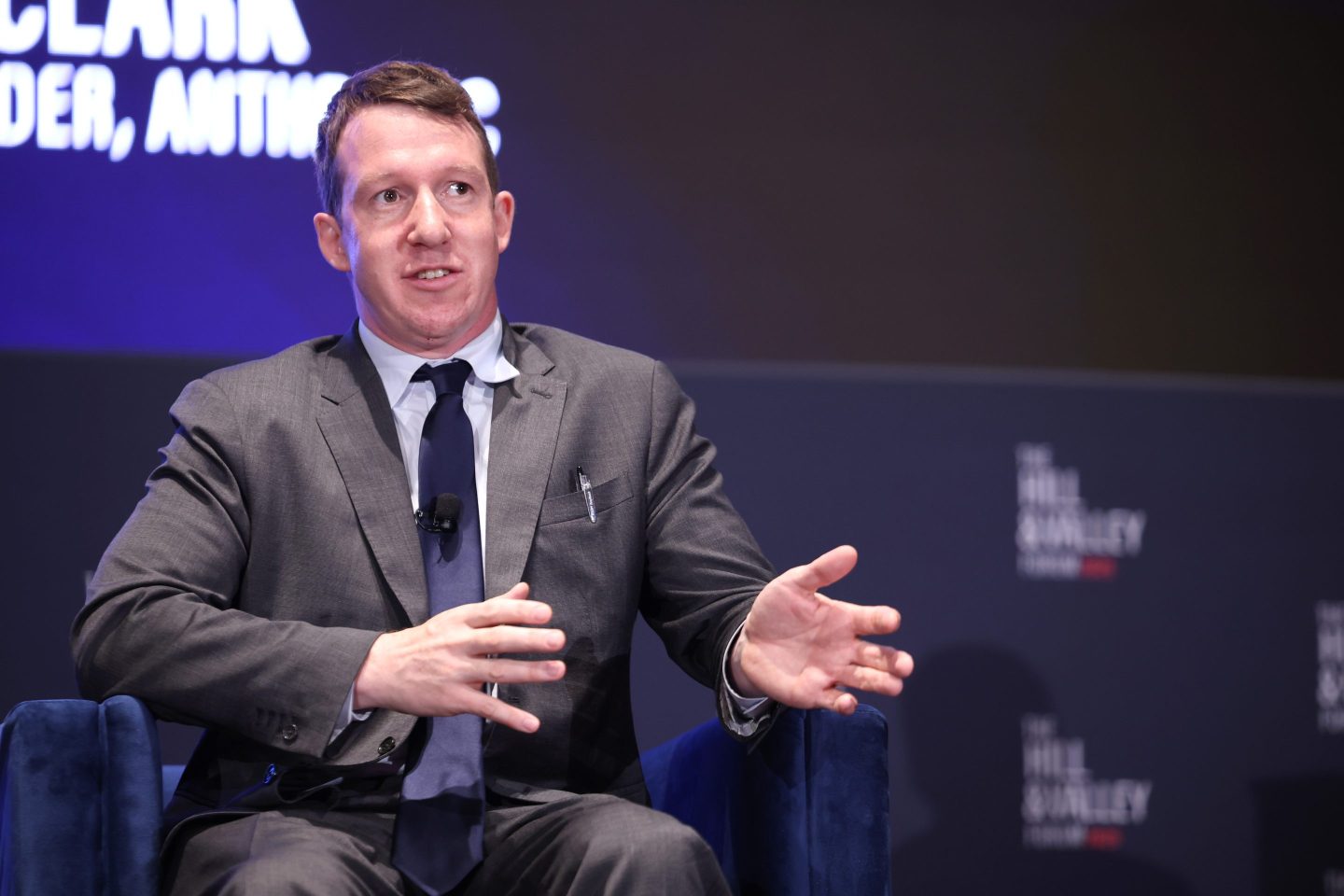 Anthropic co-founder Jack Clark speaking at The Hill & Valley Forum