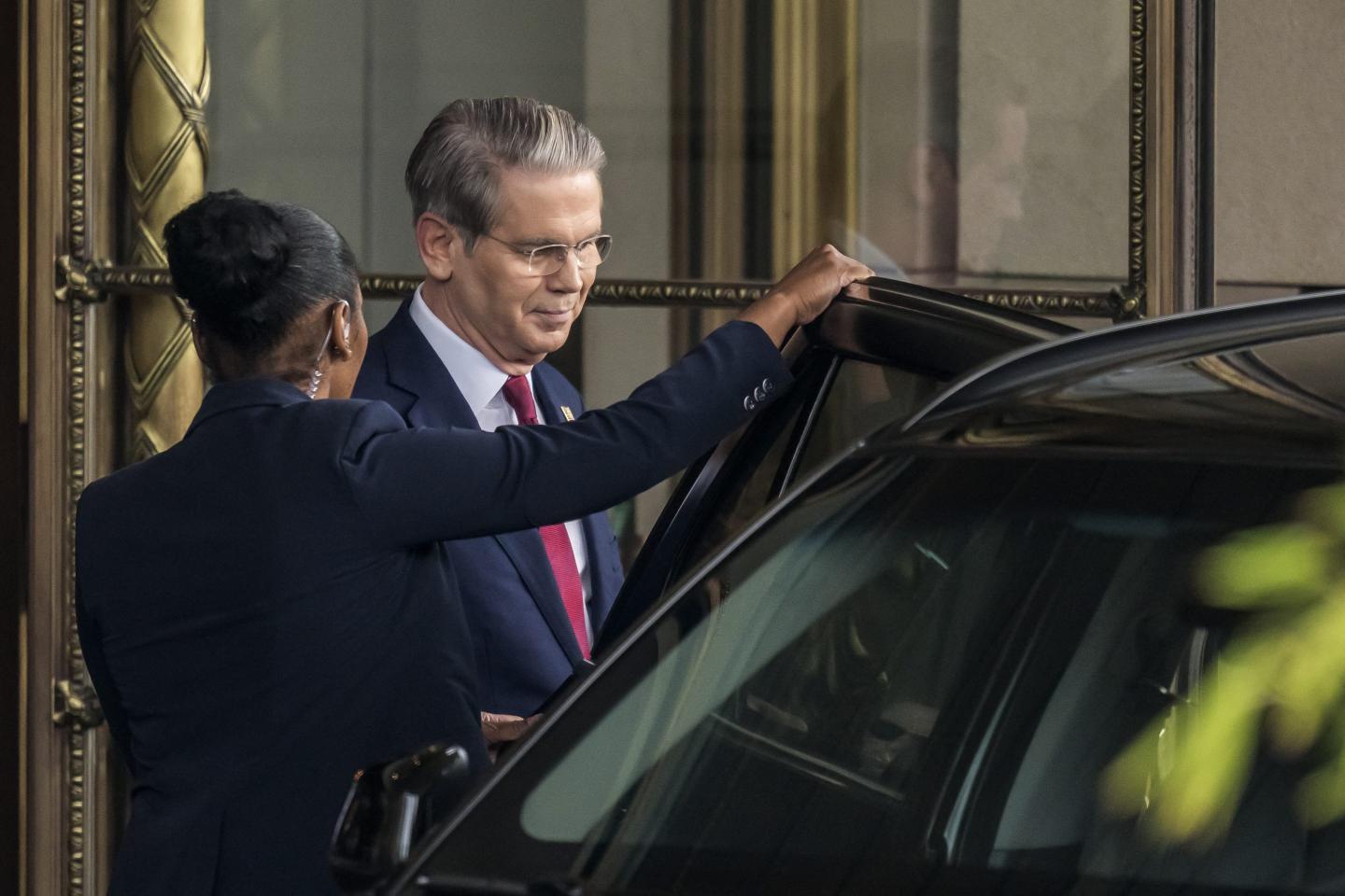 Treasury Secretary Scott Bessent heading to tariff talks with Chinese officials in Geneva on Saturday.