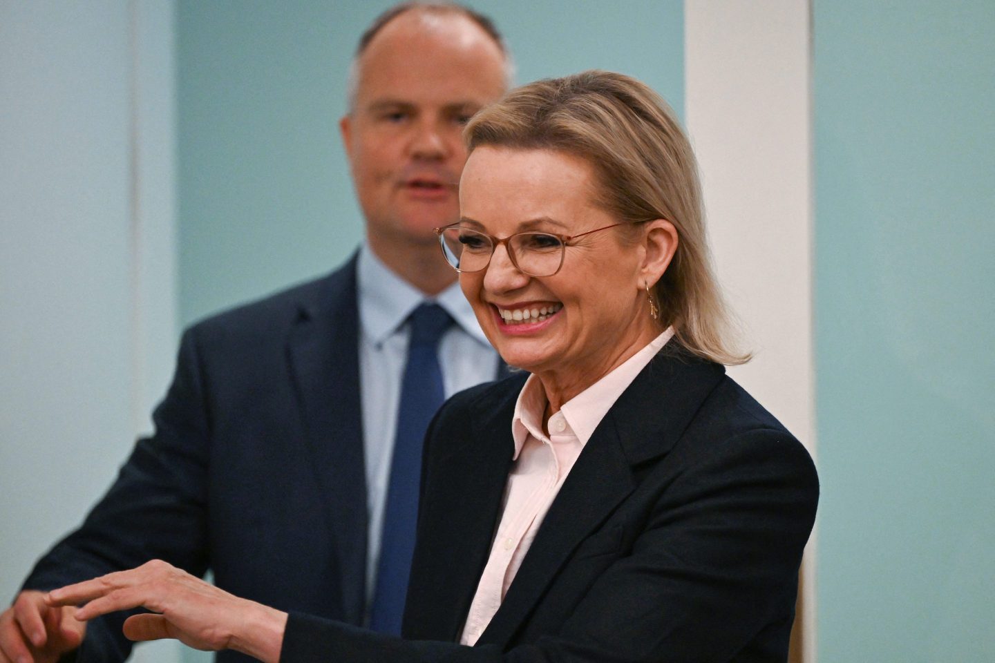 A former shearers’ cook and air traffic controller, Sussan Ley served as health minister and environment minister in the Coalition government that held power from 2013.