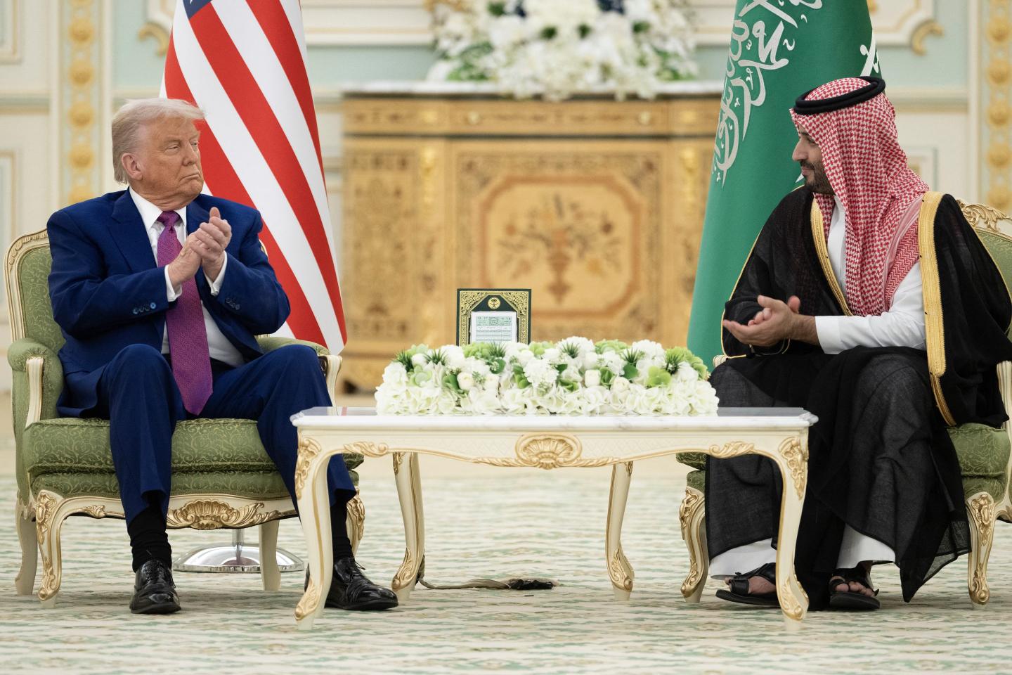 Trump and Saudi Crown Prince Mohammed bin Salman