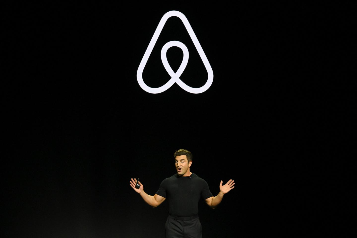 Airbnb co-founder and CEO Brian Chesky in Los Angeles, California, on May 13, 2025. (Photo: Patrick T. Fallon/AFP/Getty Images)