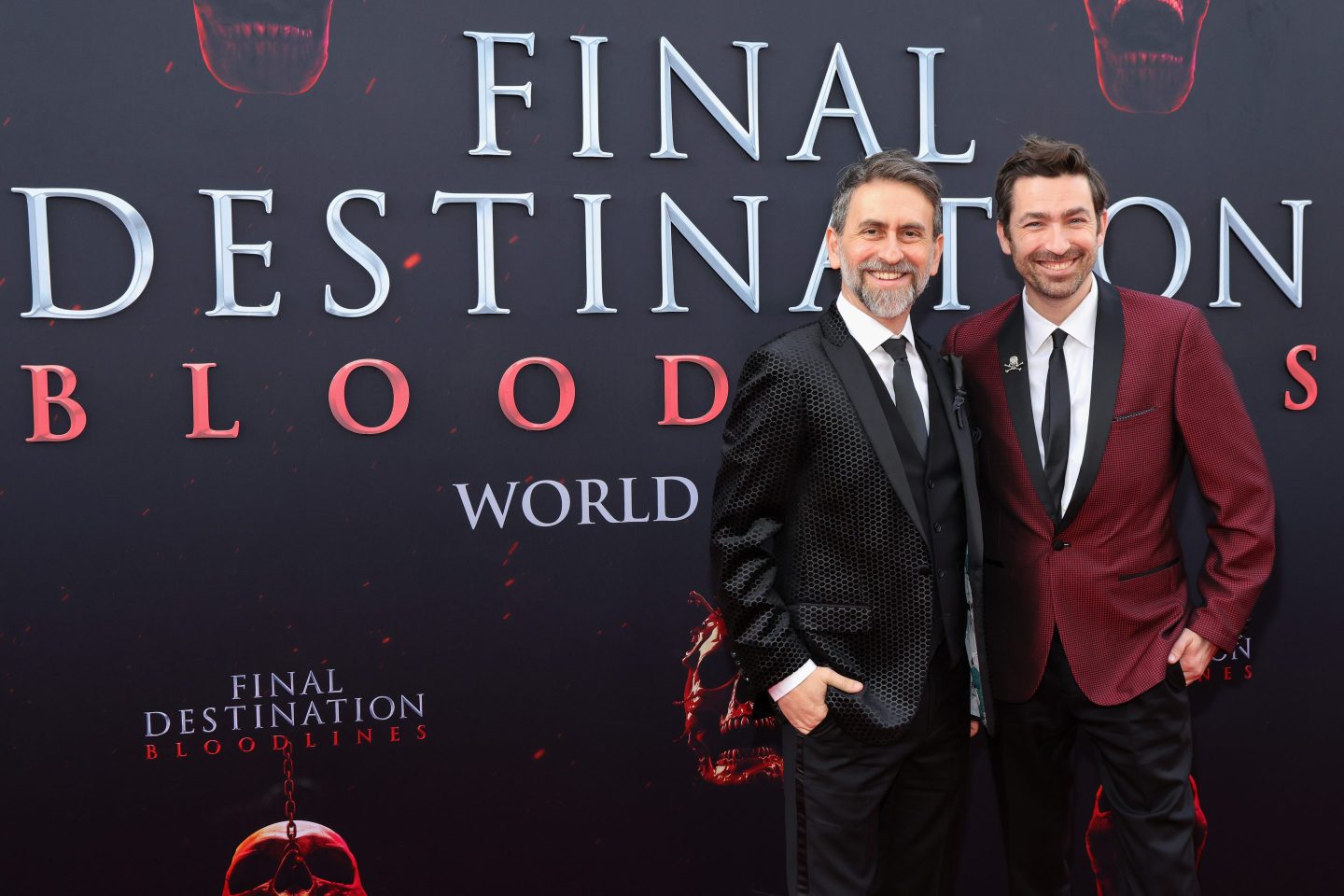 Directors Adam Stein and Zach Lipovsky attend the world premiere of Warner Bros' "Final Destination Bloodlines"