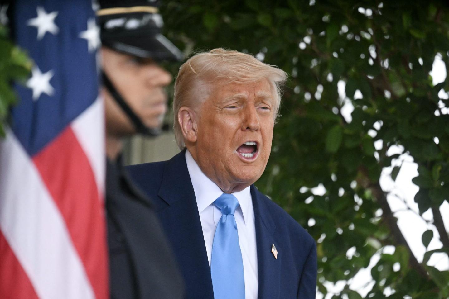 Donald Trump talking