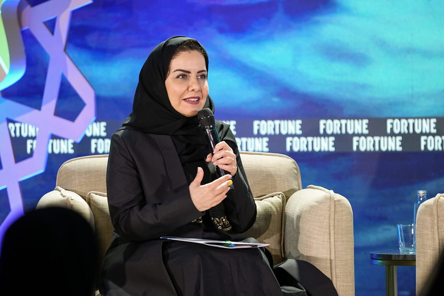 H.E. Dr. Hala bint Mazyad Al-Tuwaijri talks at the MPW SPOTLIGHT