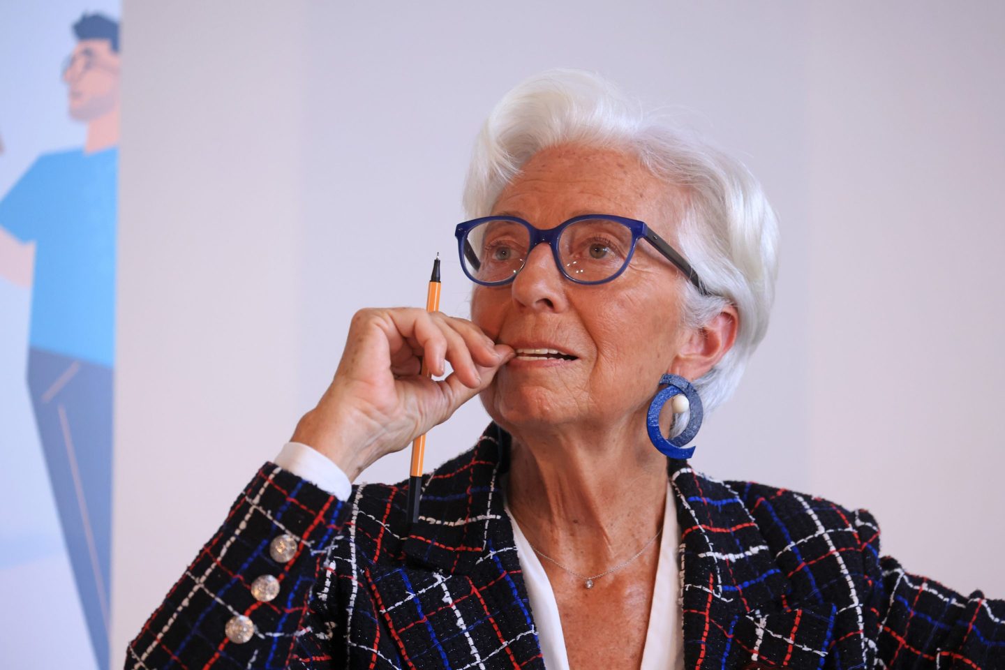 Christine Lagarde, president of the European Central Bank, made her comments earlier this week.