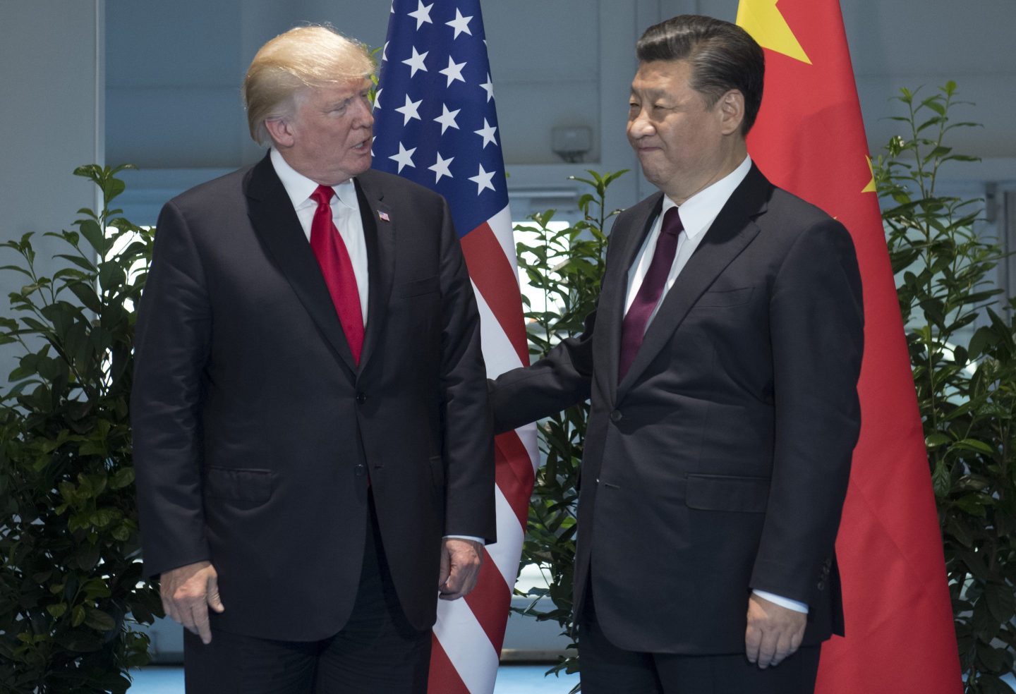 President Donald Trump and Chinese President Xi Jinping at the G20 Summit in Hamburg, Germany, in 2017.