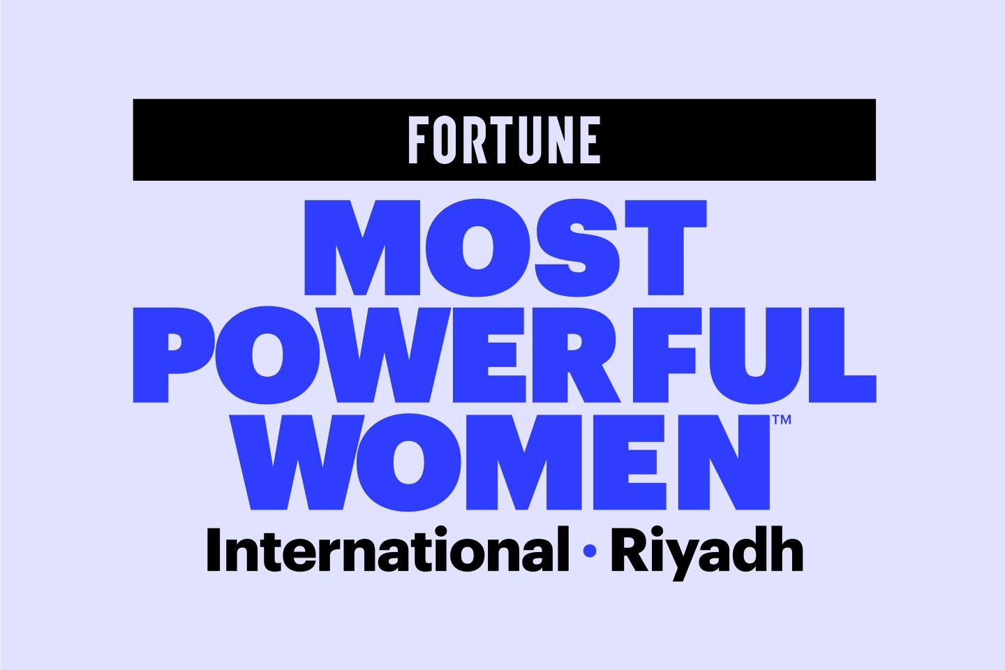 Fortune Most Powerful Women International Riyadh logo
