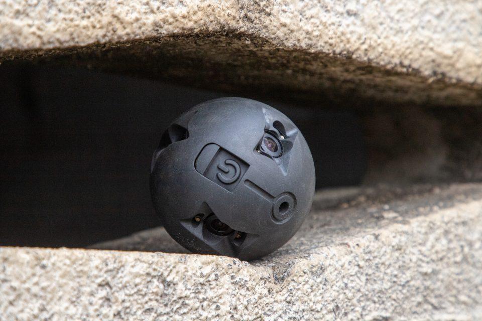 A close up of the Bounce Imaging device