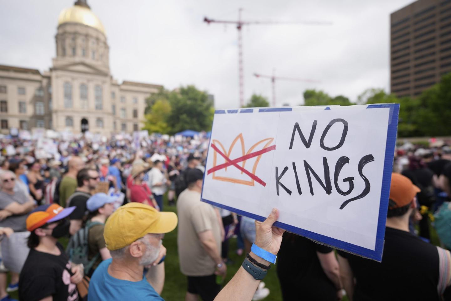 Protesters crowd into streets, parks and plazas at anti-Trump ‘No Kings’ demonstrations across US